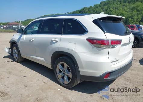 2016 Toyota Highlander Limited V6 from USA, damaged, VIN 5TDDKRFH6GS264067